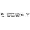 YT-71571 YATO Ruleta cu banda din fibra de sticla 30m x 15mm