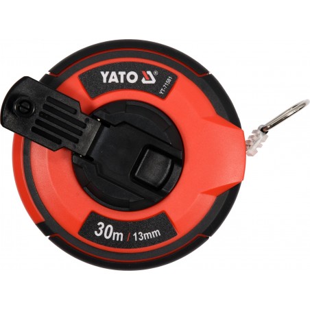 YT-71581 YATO Ruleta cu banda de otel 30m x 13mm