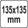 YT-51972 YATO Perie pentru tencuiala 135x135 mm