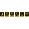 56980 VOREL Set 4 leviere pentru anvelope 30, 39.5, 49.5, 59.5 cm