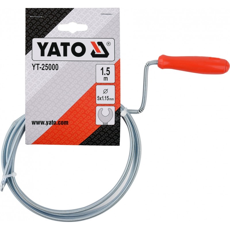 YT-25000 YATO Sarpe pentru desfundat tevi 1.5m/ 5x1.15 mm