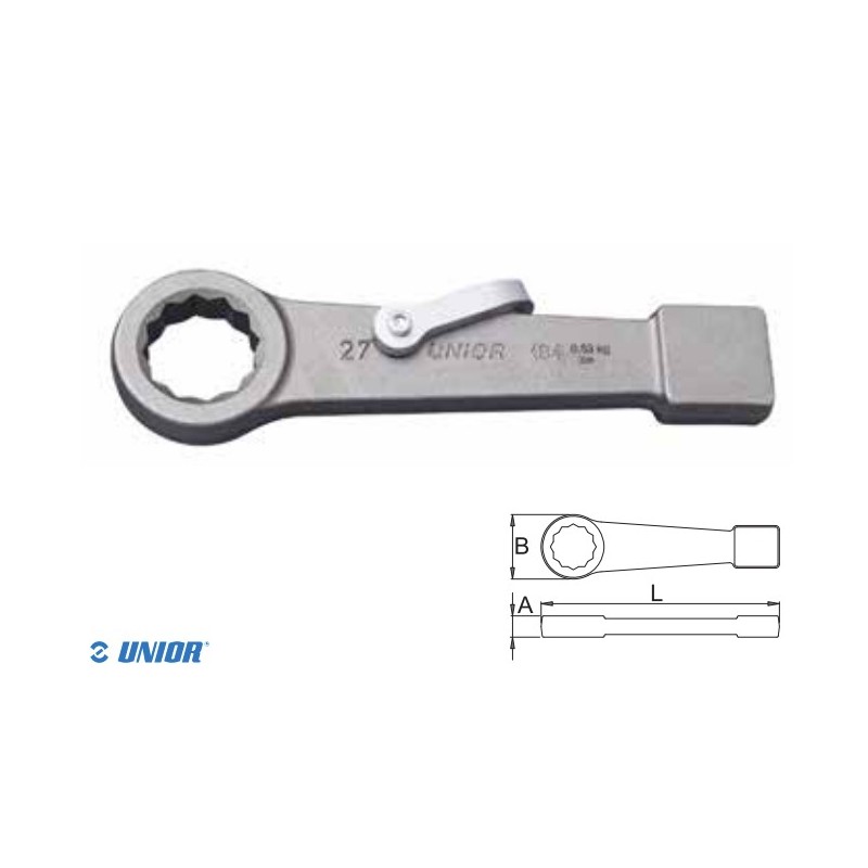 626372 UNIOR Cheie inelara pentru lucru la inaltime 1 7/8"x235mm