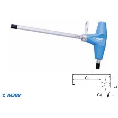 626180 UNIOR Cheie hexagonala pentru lucru la inaltime 4x155mm