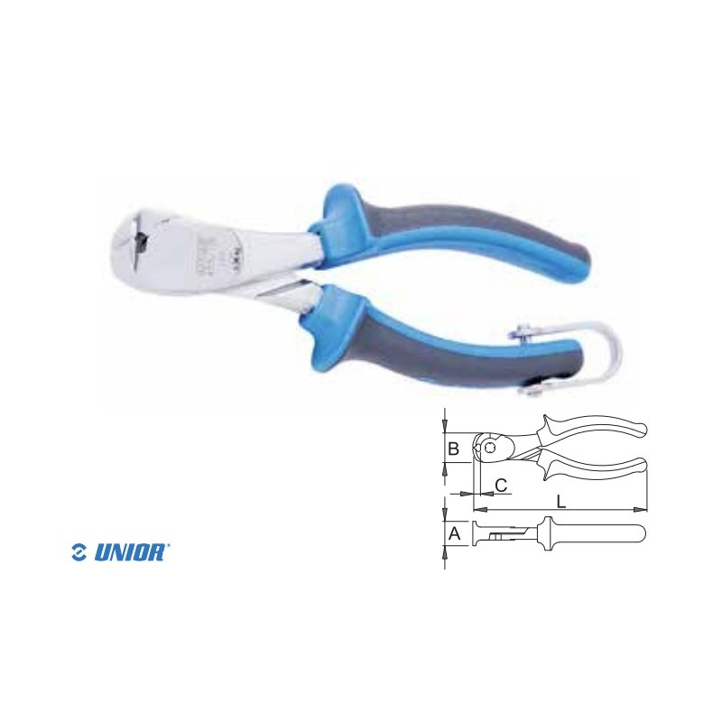 626201 UNIOR Cleste cu tais fata 160mm pentru lucru la inaltime