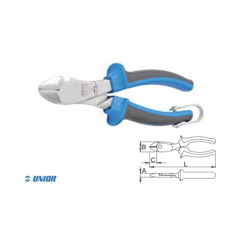 626961 UNIOR Cleste cu tais lateral 180mm pentru lucru la inaltime