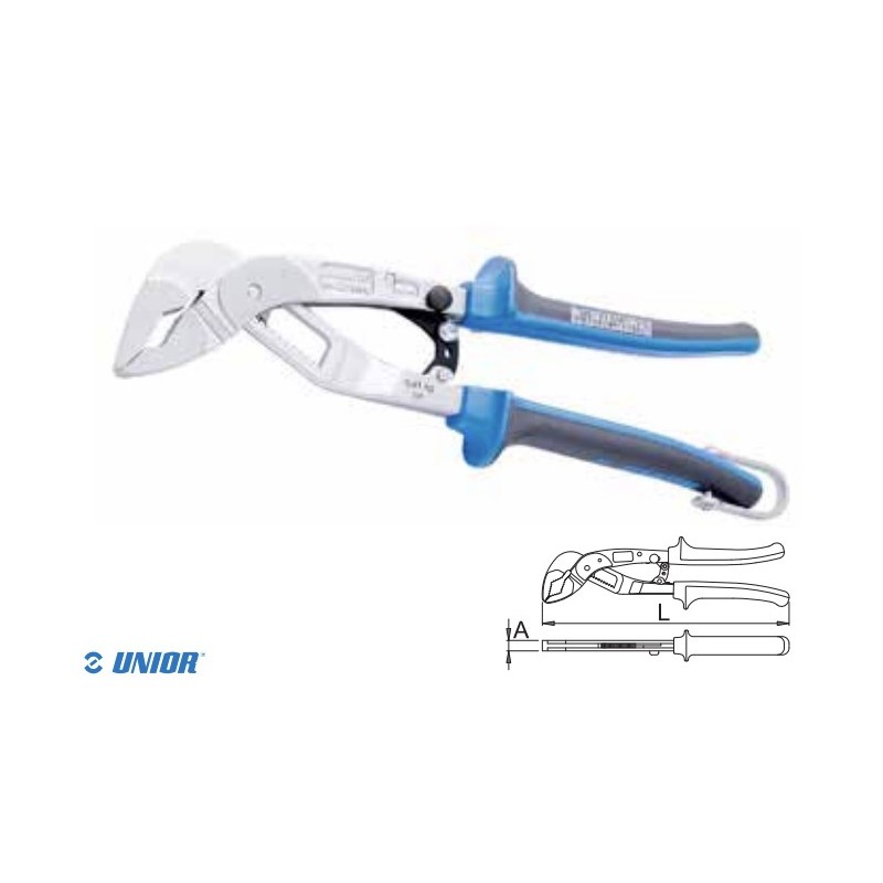 626244 UNIOR Cleste reglabil tip HYPO pentru instalatori 240mm