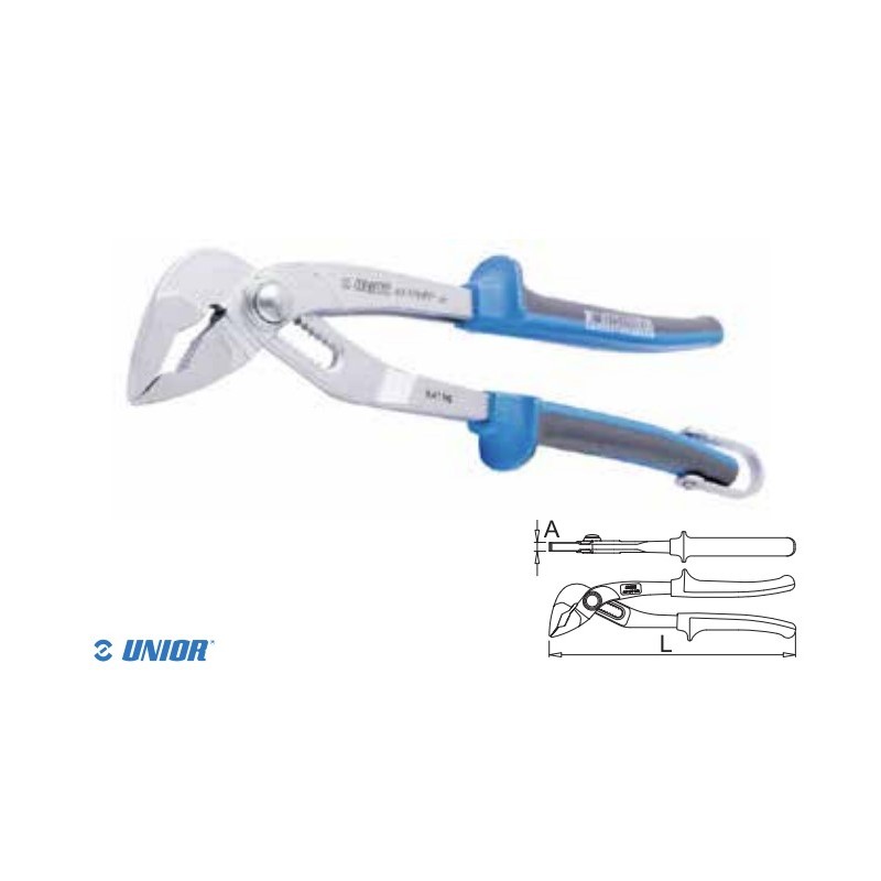 626343 UNIOR Cleste reglabil pentru instalatori 240mm
