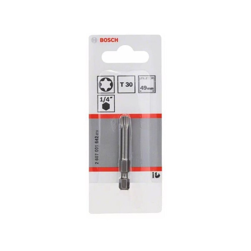 2607001644 BOSCH Bit dur T40 XH prindere hexagon 1/4" lungime 49mm