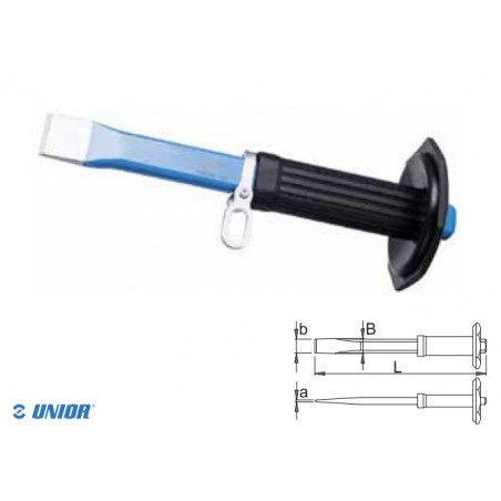 626195 UNIOR Dalta lata cu maner de protectie, lungime 250mm