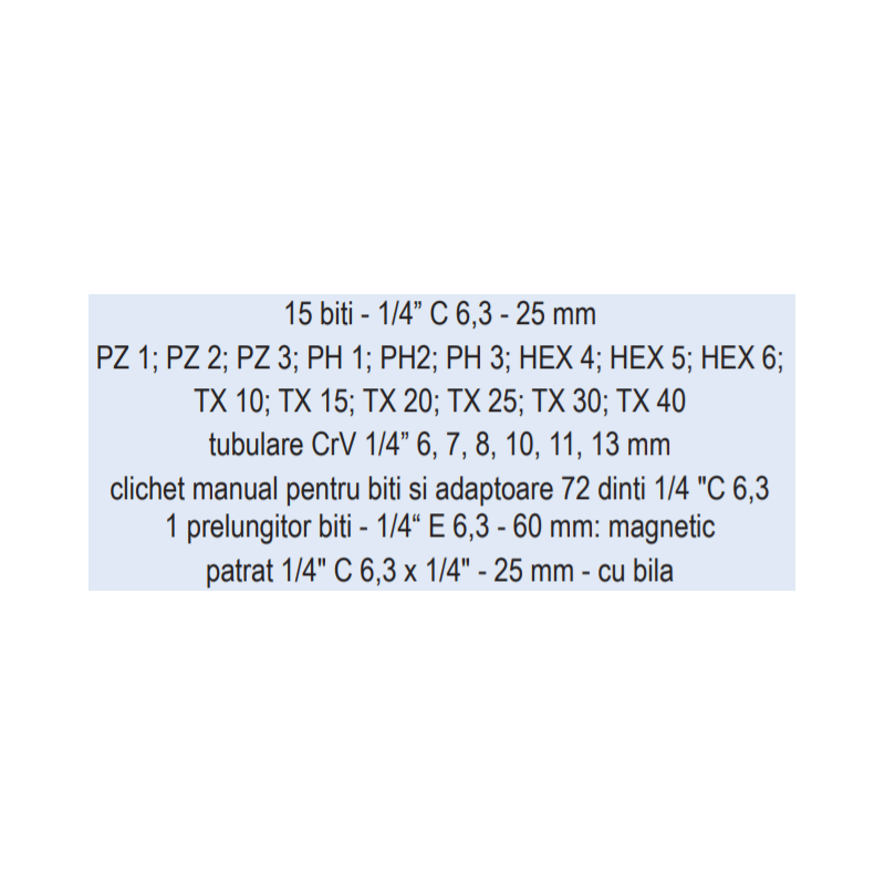 02082 COBIT Trusa 24 biti si accesorii Allrounder