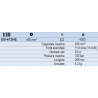 UB-412HE KUDOS Cap hidraulic sertizat maxim 400 mm² deschidere 32 mm
