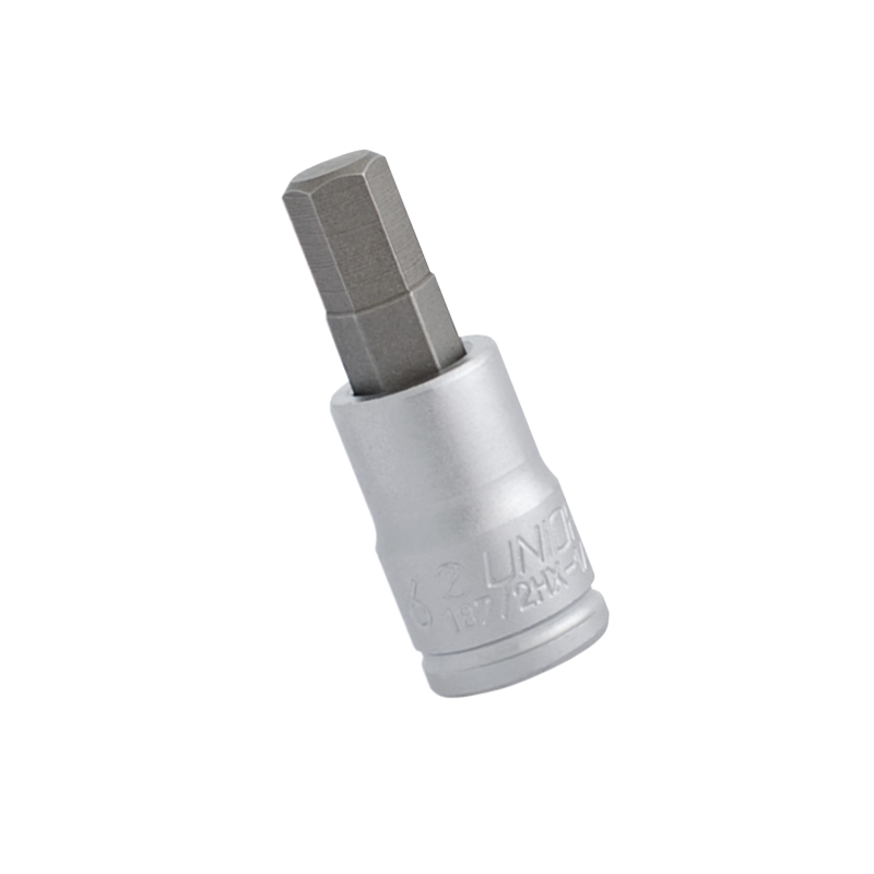 607902 UNIOR Cheie tubulara cu bit hexagonal 7 mm patrat interior 1/4"