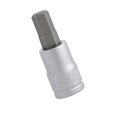 607902 UNIOR Cheie tubulara cu bit hexagonal 7 mm patrat interior 1/4"
