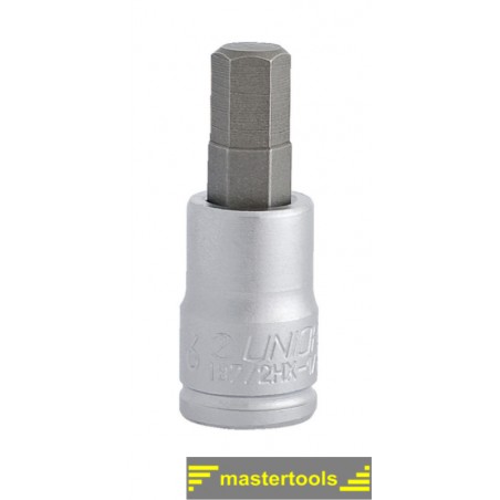 607902 UNIOR Cheie tubulara cu bit hexagonal 7 mm patrat interior 1/4"