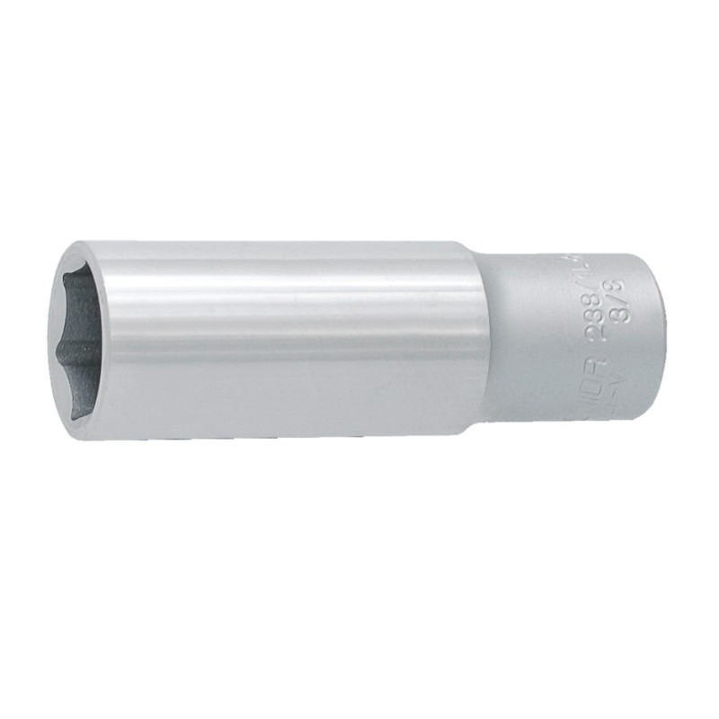 612049 UNIOR Cheie tubulara hexagonala lunga 21mm prindere patrat 3/8"