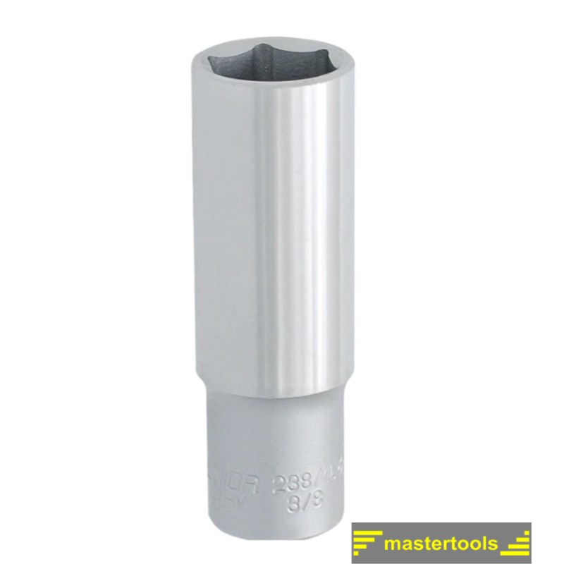 612049 UNIOR Cheie tubulara hexagonala lunga 21mm prindere patrat 3/8"