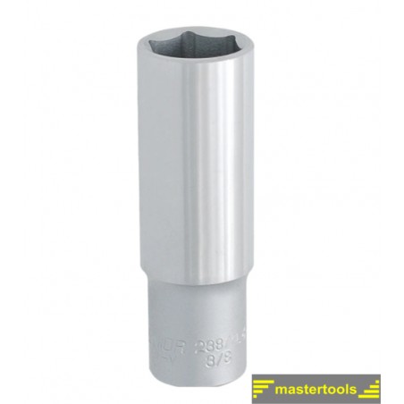 612049 UNIOR Cheie tubulara hexagonala lunga 21mm prindere patrat 3/8"