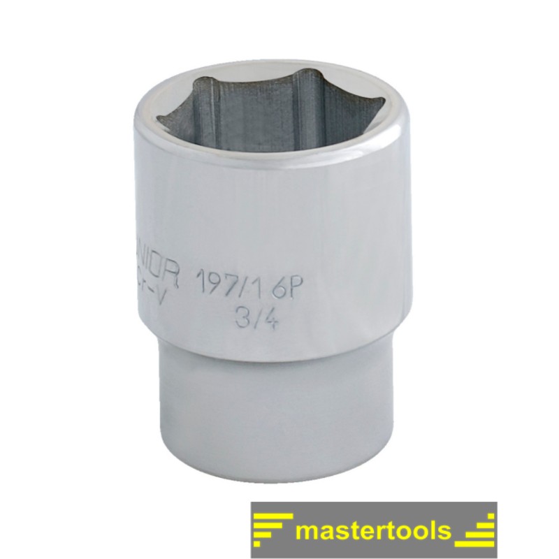602729 UNIOR Cheie tubulara hexagonala 30 mm prindere patrat 3/4"