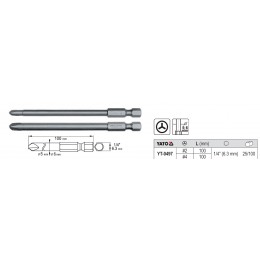 Capat lung "Y" 100 mm pentru surubelnita YATO