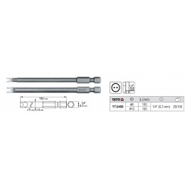 Capat lung 100mm pentru surubelnita YATO