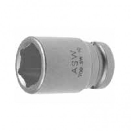 1000070013 ASW Cheie tubulara hexagonala impact 3/8" prindere patrat 1/4"