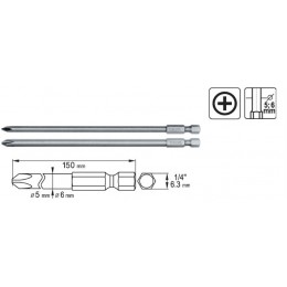 YT-0489 Bit cruce surubelnita 150 mm YATO