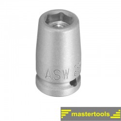 1000070038 ASW Cheie tubulara hexagonala impact 13mm patrat 1/4" cu magnet