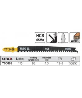 YT-3408 Lama HCS pentru fierastrau pendular YATO