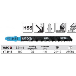 YT-3415 Lame HSS pentru fierastrau pendular YATO