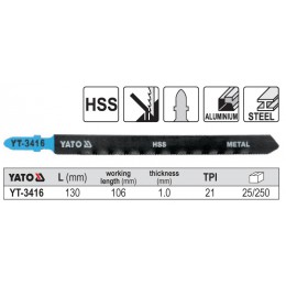 YT-3416 Lame HSS pentru fierastrau pendular YATO