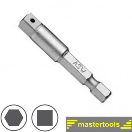 1000103321 ASW Adaptor de la hexagon exterior 1/4 la patrat exterior 3/8
