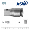 1000004001 ASW Adaptor de la patrat interior 1/4" la patrat exterior 3/8"