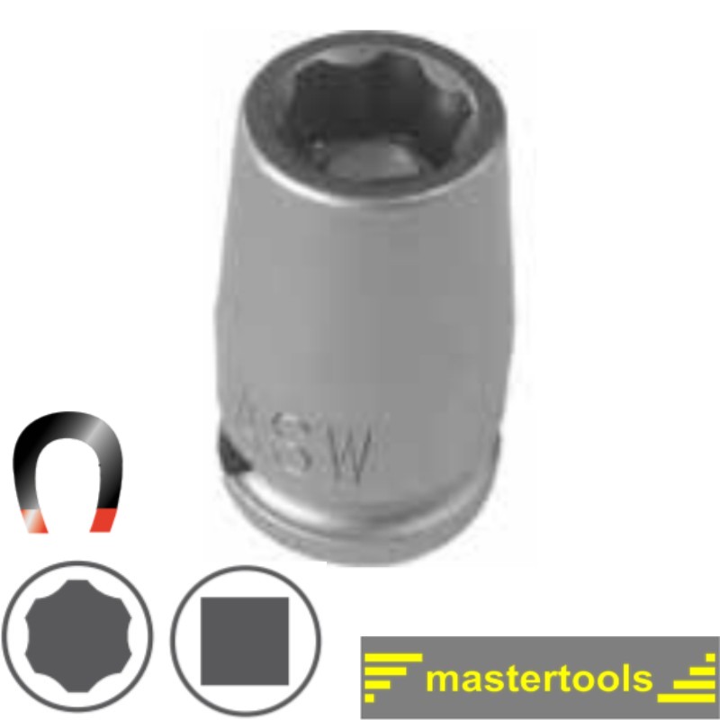 1000071110 ASW Cheie tubulara hexagonala impact 10 mm patrat 3/8 cu magnet