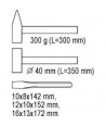 YT-5540 Adaos la sertar trusa de ciocane si dalti YATO