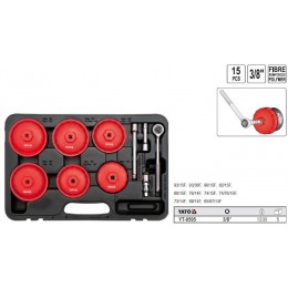 YT-0595 Set de chei tubulare pentru filtru de ulei YATO