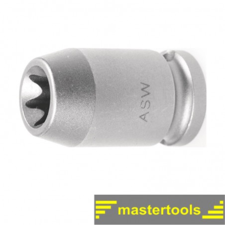 071140 ASW Cheie tubulara TORX T5 prindere patrat interior 1/4" impact