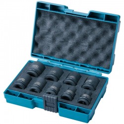 B-66232 Makita Set 9 chei tubulare de impact 8-21 mm, patrat 1/2"