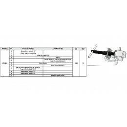 YT-0611 Set de separatoare manuale pentru etrier frana YATO
