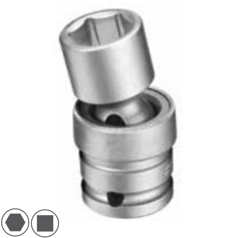 1000072086 ASW Cheie tubulara hexagonala 15mm patrat 1/2 articulata impact