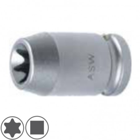 1000072134 ASW Cheie tubulara TORX T18 prindere patrat 1/2" de impact