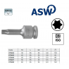 1000072407 ASW Cheie tubulara TORX exterior TX55 patrat 1/2" de impact