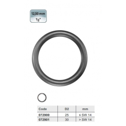 1000072900 ASW Inel de retentie 1/2" diametru 25 mm