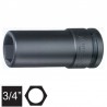STAHLWILLE Cheie tubulara hexagonala 30 mm patrat 3/4" lunga impact