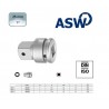 1000004503 ASW Adaptor de la patrat interior 1" la patrat exterior 1.1/2"