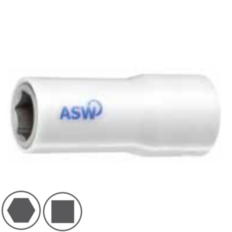 1000471052 ASW Cheie tubulara hexagon 10mm patrat 3/8 lunga impact manson