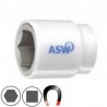 1000472034 ASW Cheie tubulara hexagon 13mm patrat 1/2 impact manson magnet