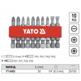 YT-0483 Trusa biti mixta YATO