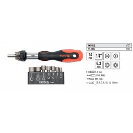 YT-2804 Set surubelnita si biti Yato