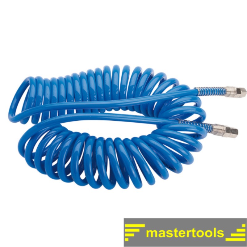 617743 UNIOR Furtun pneumatic elicoidal 6.5x10mm,racord 1/4,lungime 9m