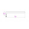 619142 UNIOR Cheie locas hexagonal 12x262x58mm izolata la 1000V